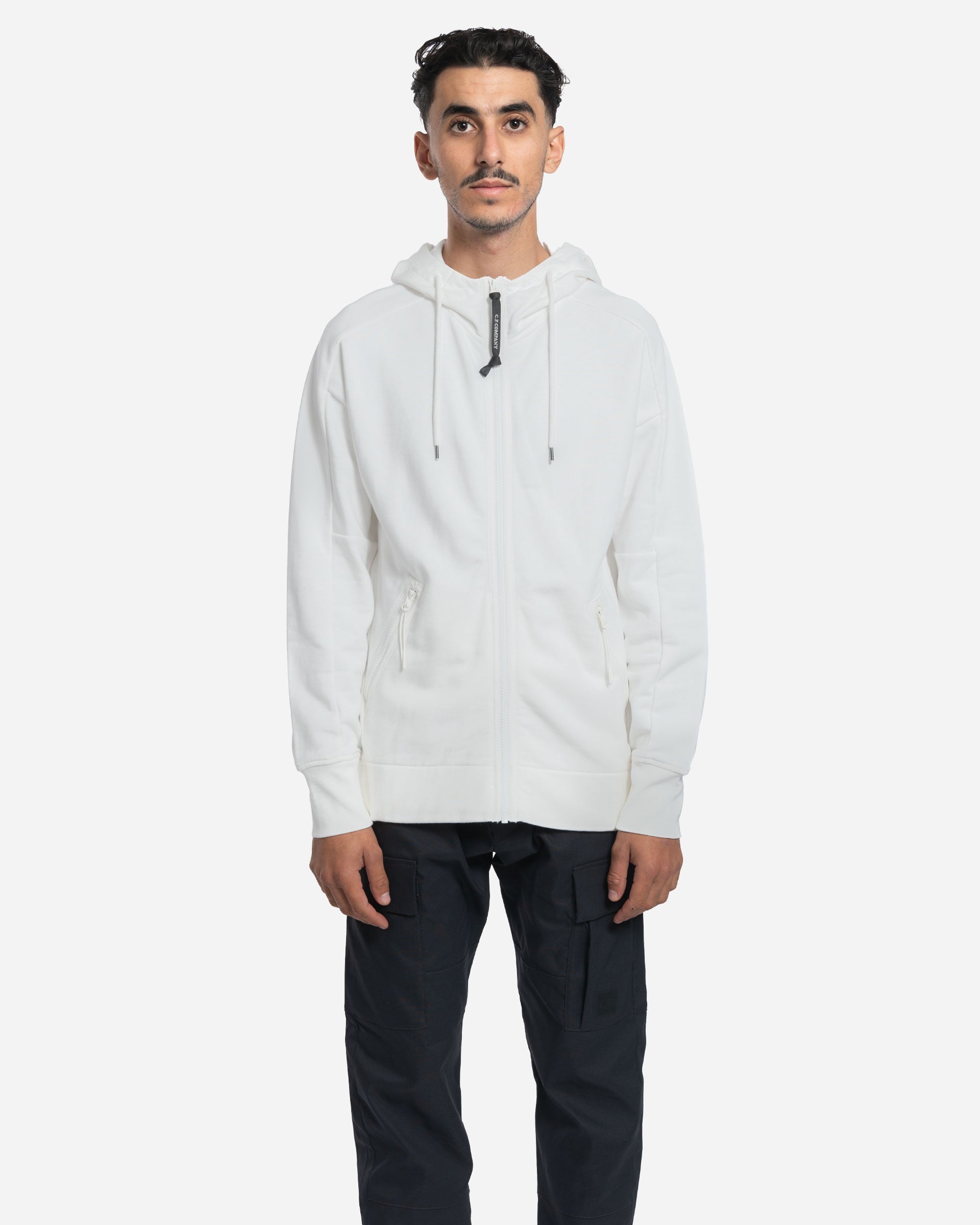 Sweatshirt à Capuche Goggle en Coton Brossé