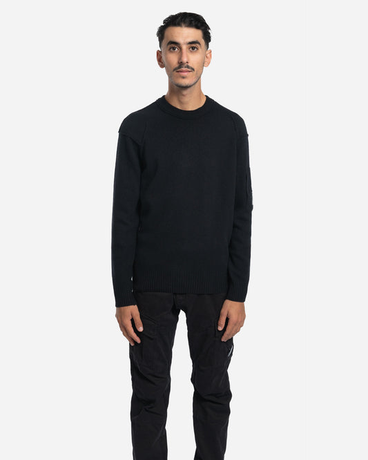 Pull à Col Ras du Cou en Laine Lambswool GRS