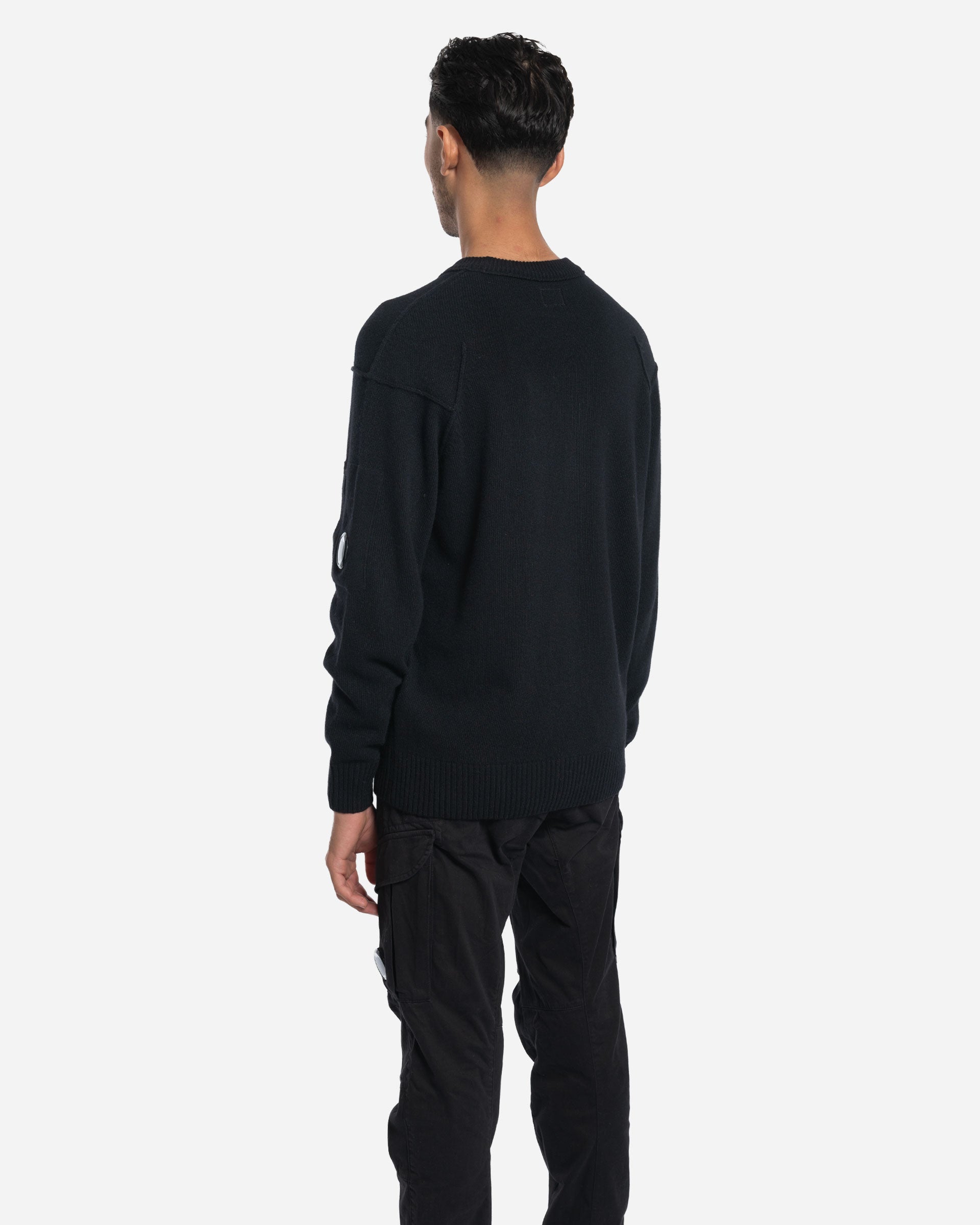 Pull à Col Ras du Cou en Laine Lambswool GRS