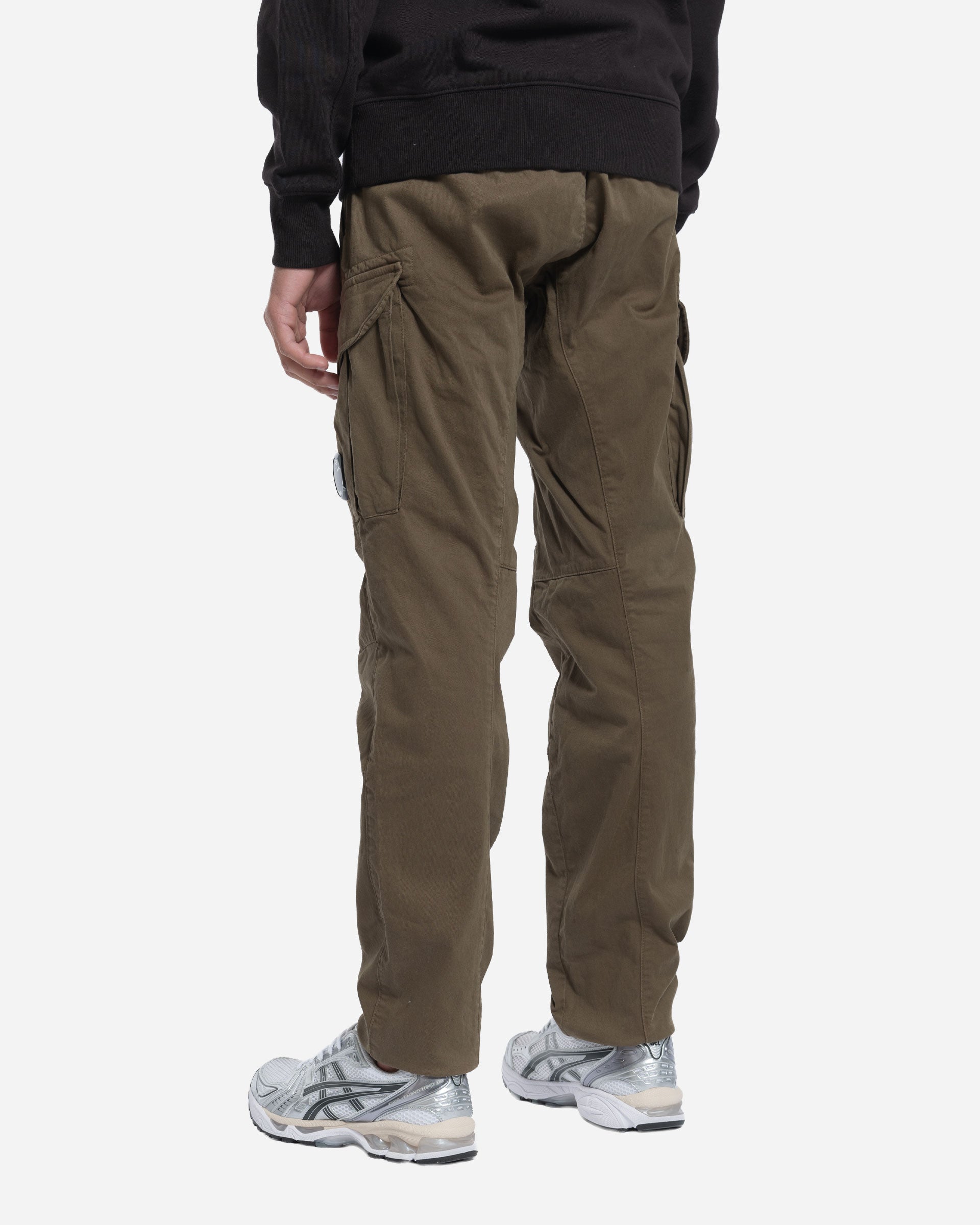 Pantalon Cargo en Satin Stretch