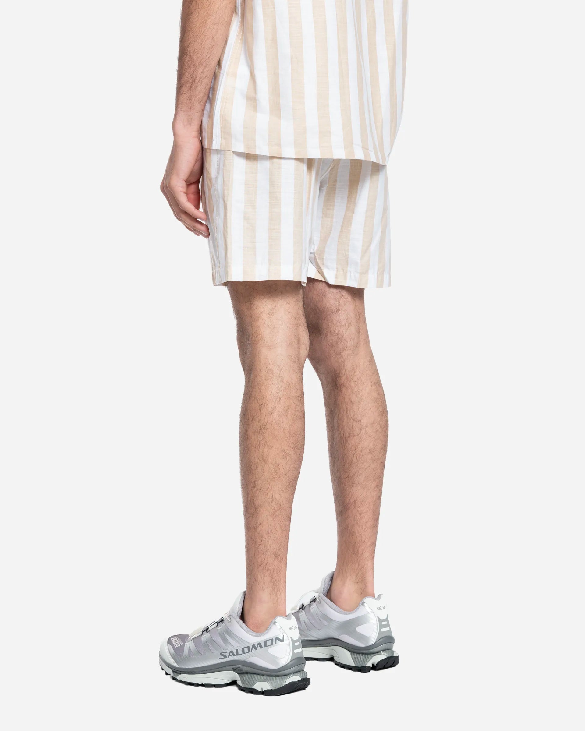Seseh Striped Shorts Beige