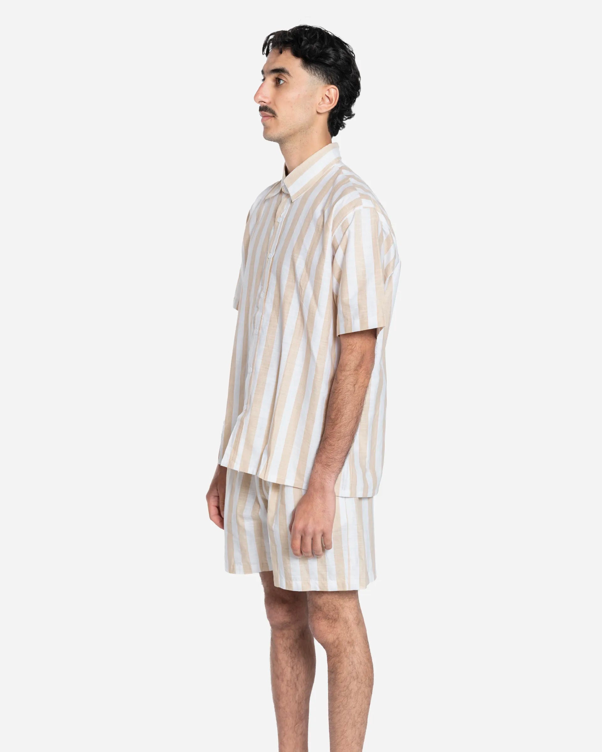 Seseh Short-Sleeved Shirt Beige