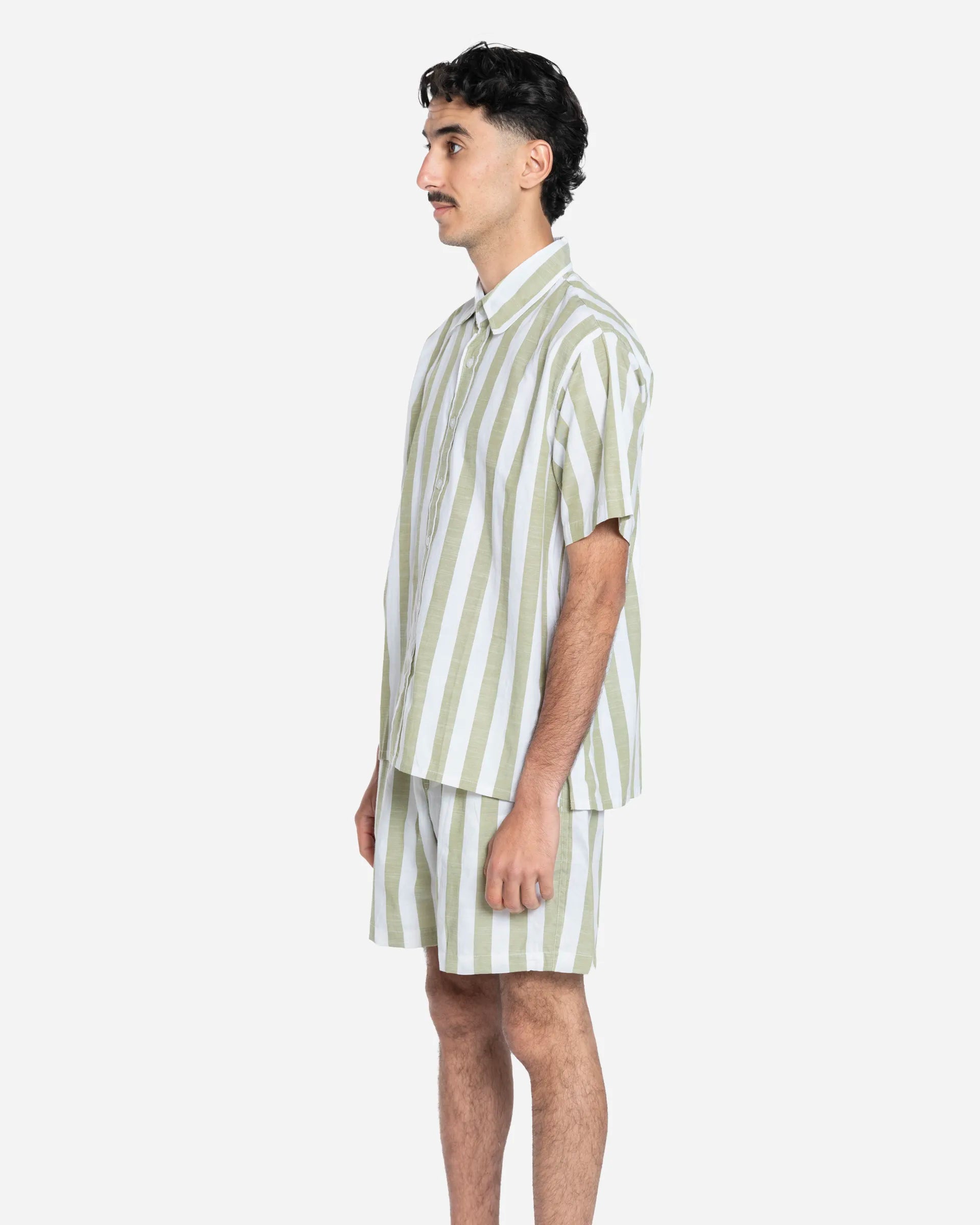 Seseh Green Short Sleeve Shirt