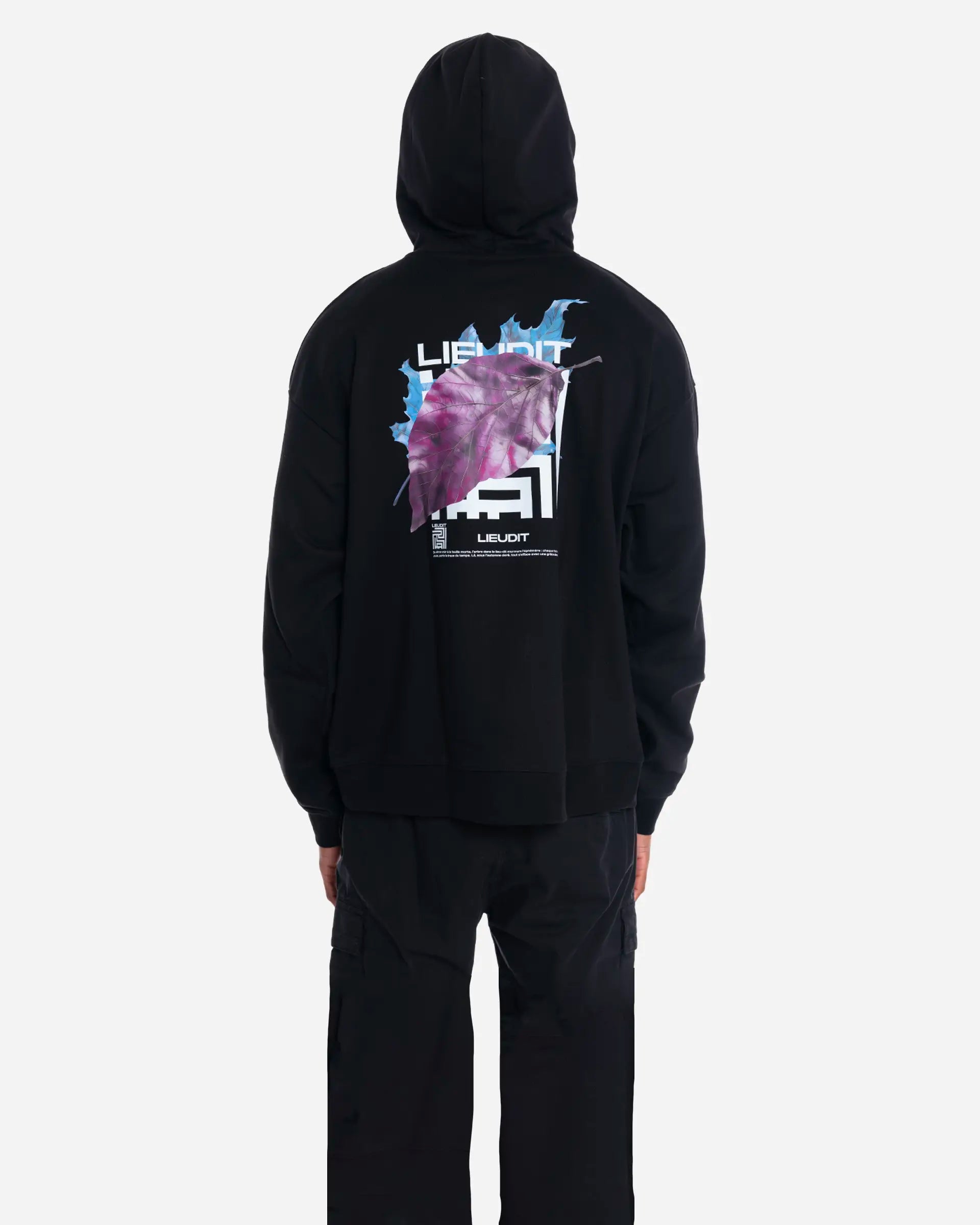 Sweatshirt à Capuche Feuille D'Automne