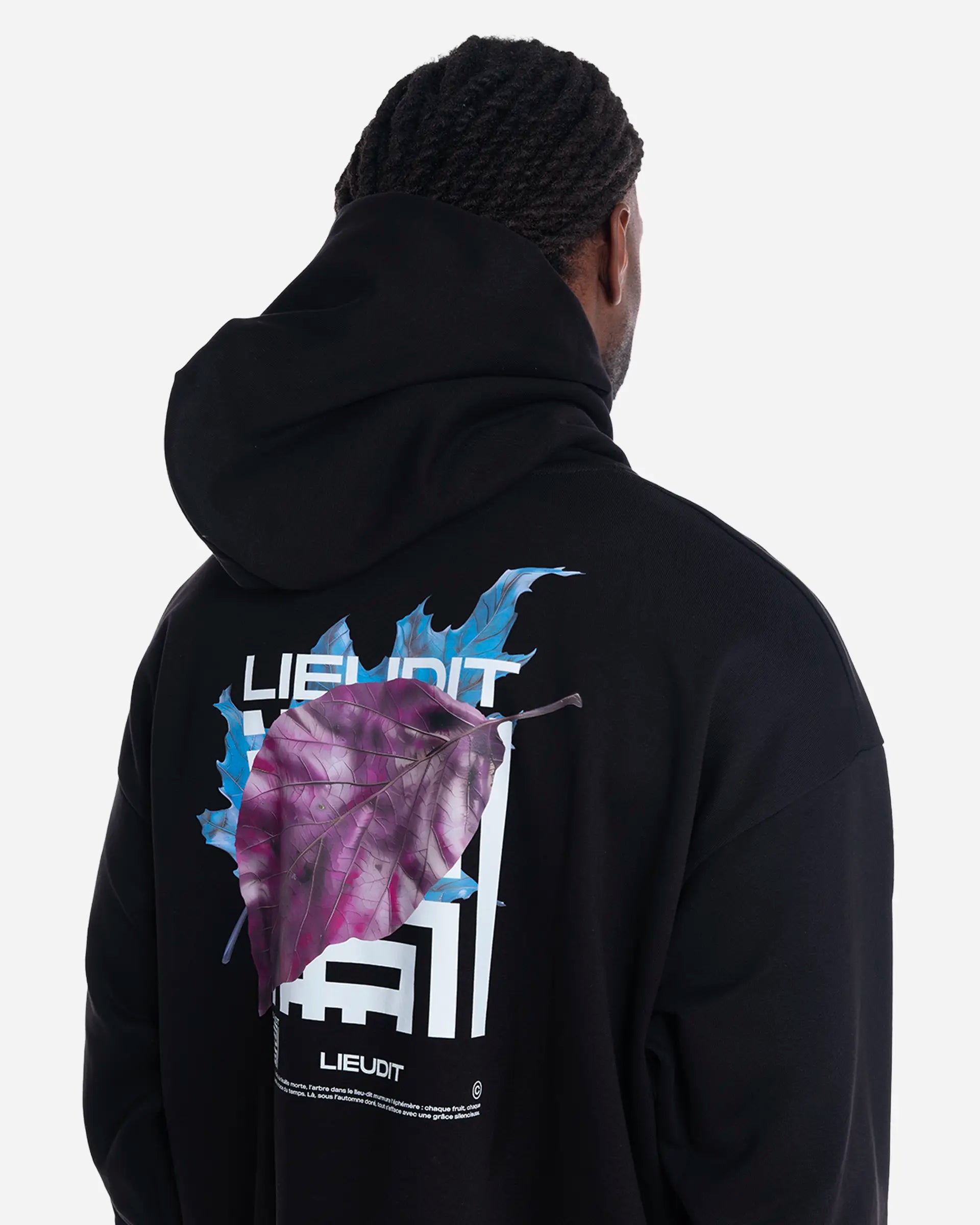 Sweatshirt à Capuche Feuille D'Automne