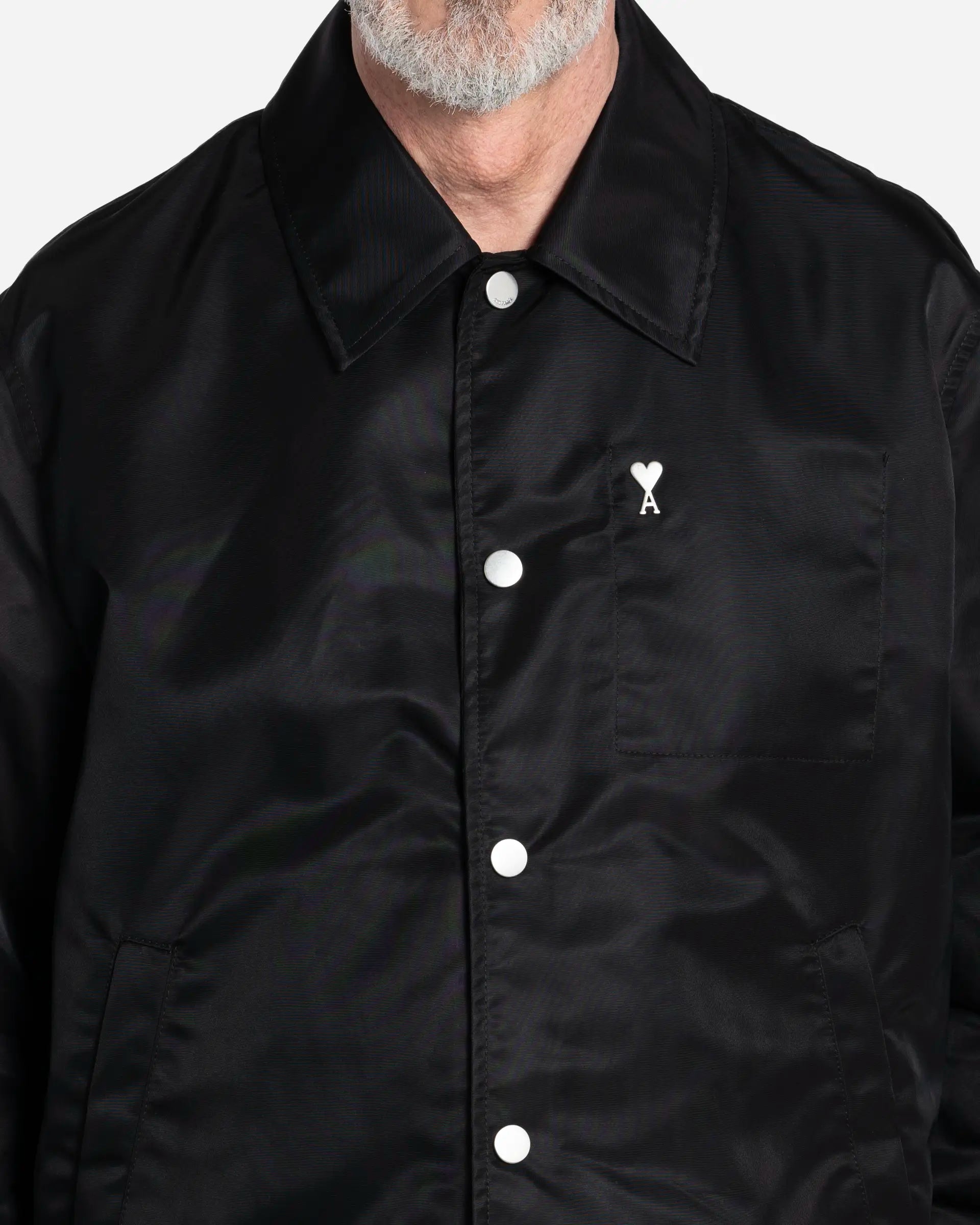 Blouson Boutonné Rivet Ami De Coeur en Nylon