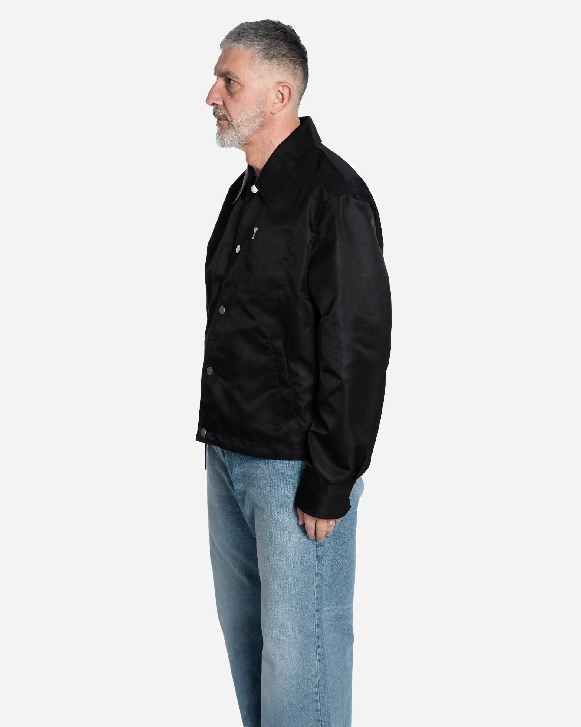 Blouson Boutonné Rivet Ami De Coeur en Nylon