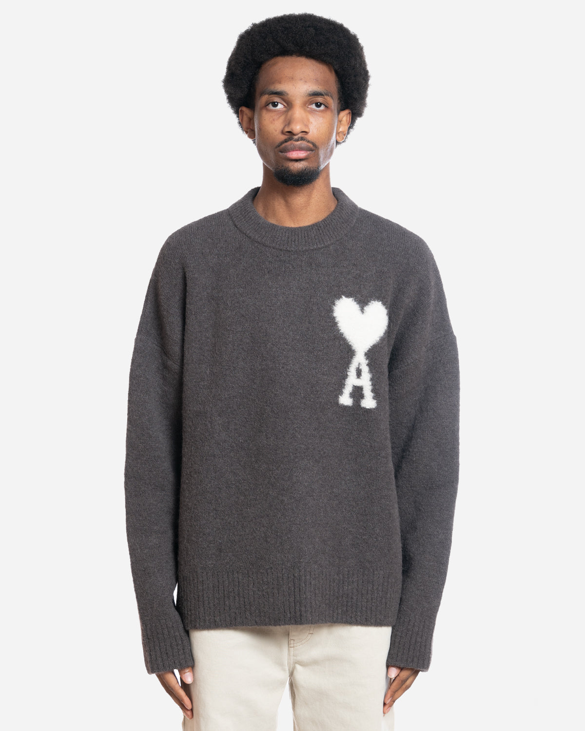 Pull Crewneck en Laine AMI de Coeur