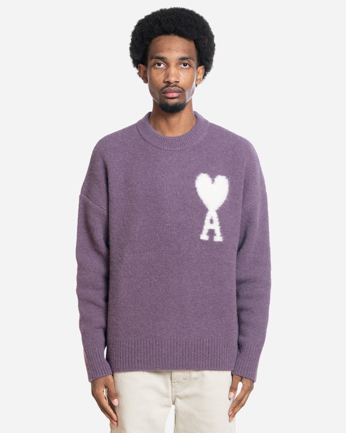 Pull Crewneck en Laine AMI de Coeur