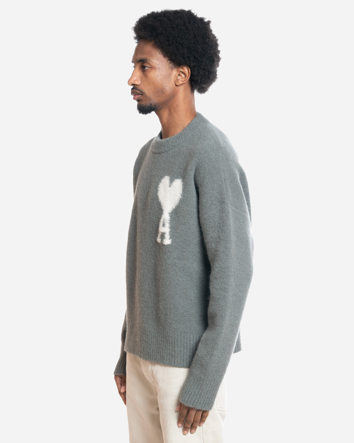 Pull Crewneck en Laine AMI de Coeur