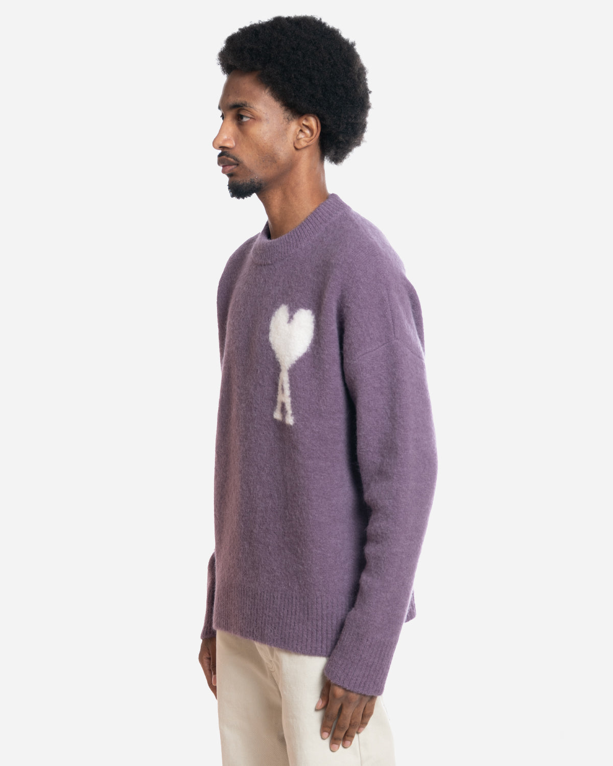 Pull Crewneck en Laine AMI de Coeur