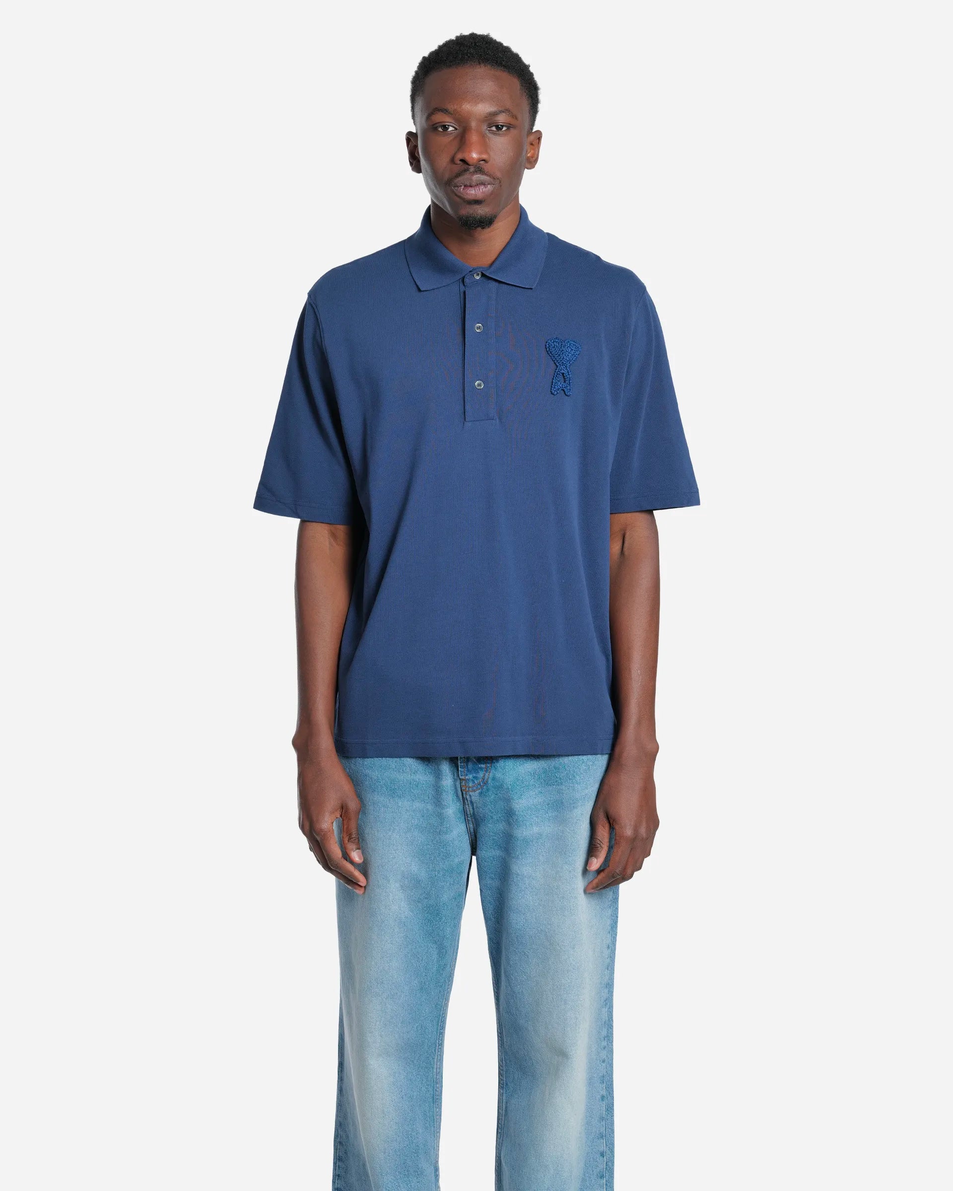 Polo Ami de Coeur à Coupe Boxy