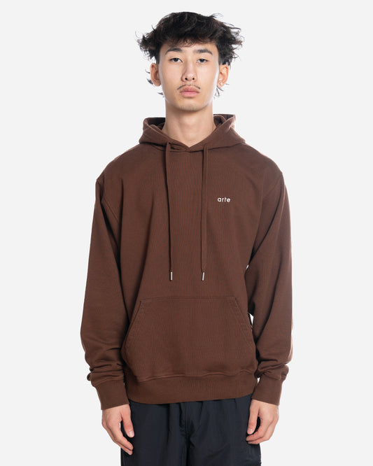 arte marque hoodie multiple flowers arte logo