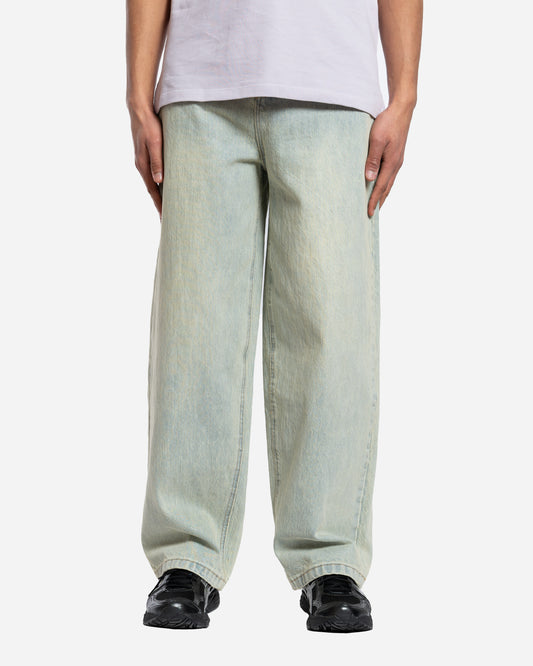 Arte Marque Pantalon à Coupe Large Greenish Denim