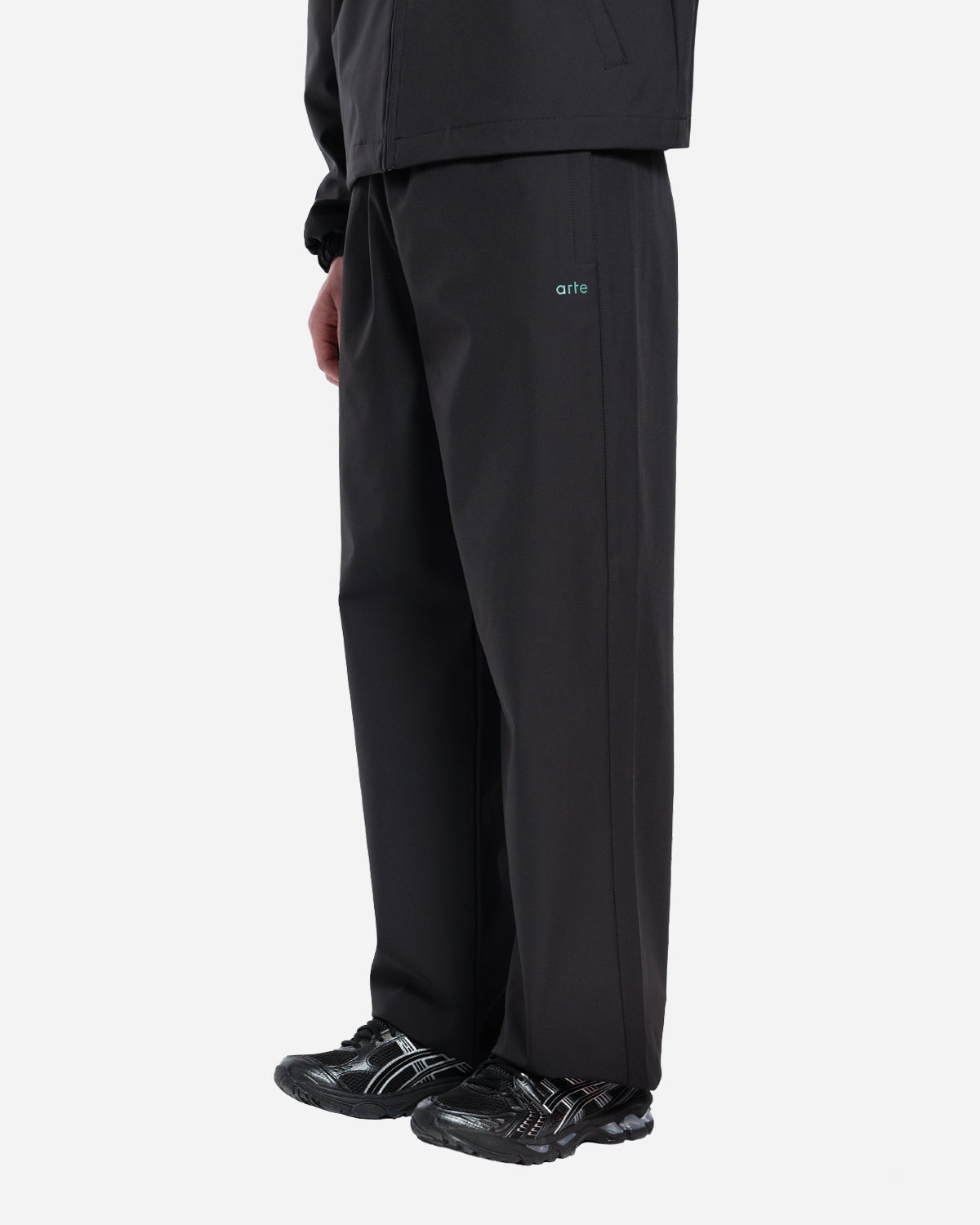 Arte Marque Pantalon de Survêtement à Logo Imprimé Black