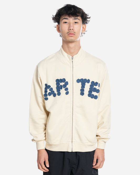 arte marque veste crochet flowers cram logo arte