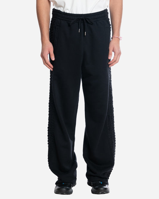 arte marque pantalon de survetement flower trim black
