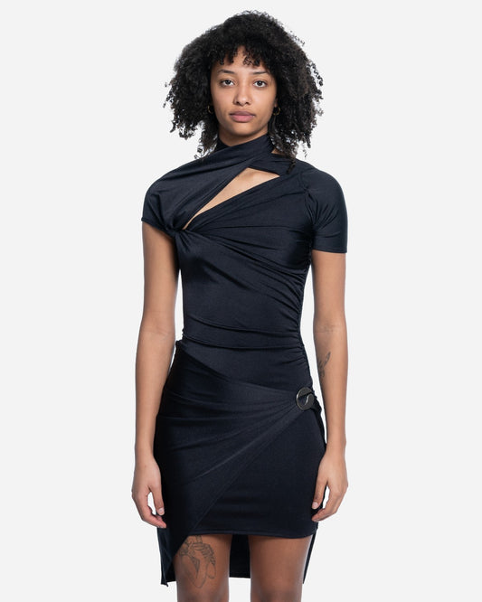 Coperni Asymmetric Draped Dress Front