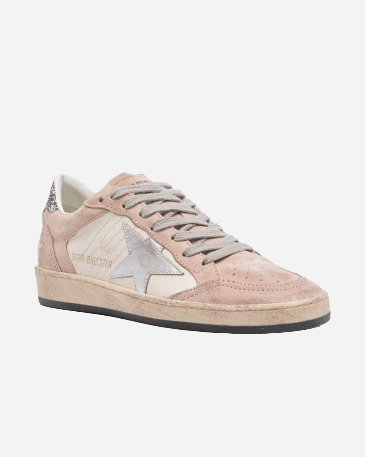 Golden Goose Ball Star Nougat/Silver Front