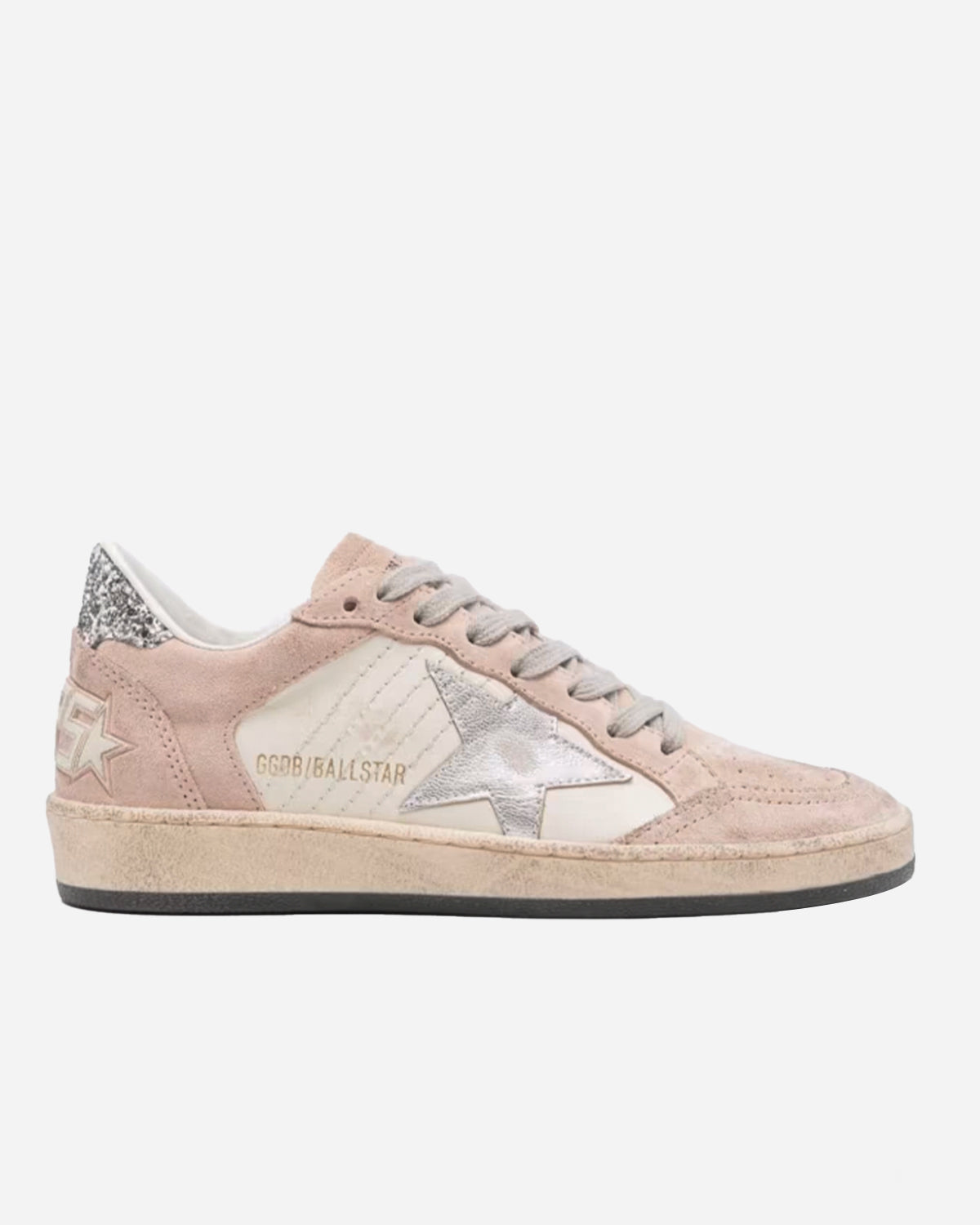 Golden Goose Ball Star Nougat/Silver Side