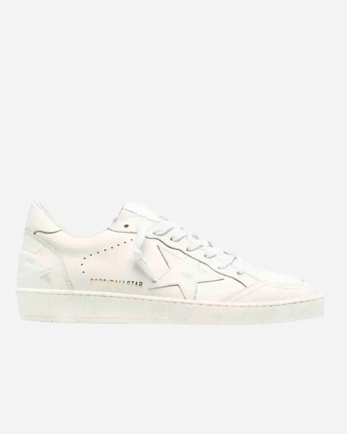 Golden Goose Ball Star Optic White Side