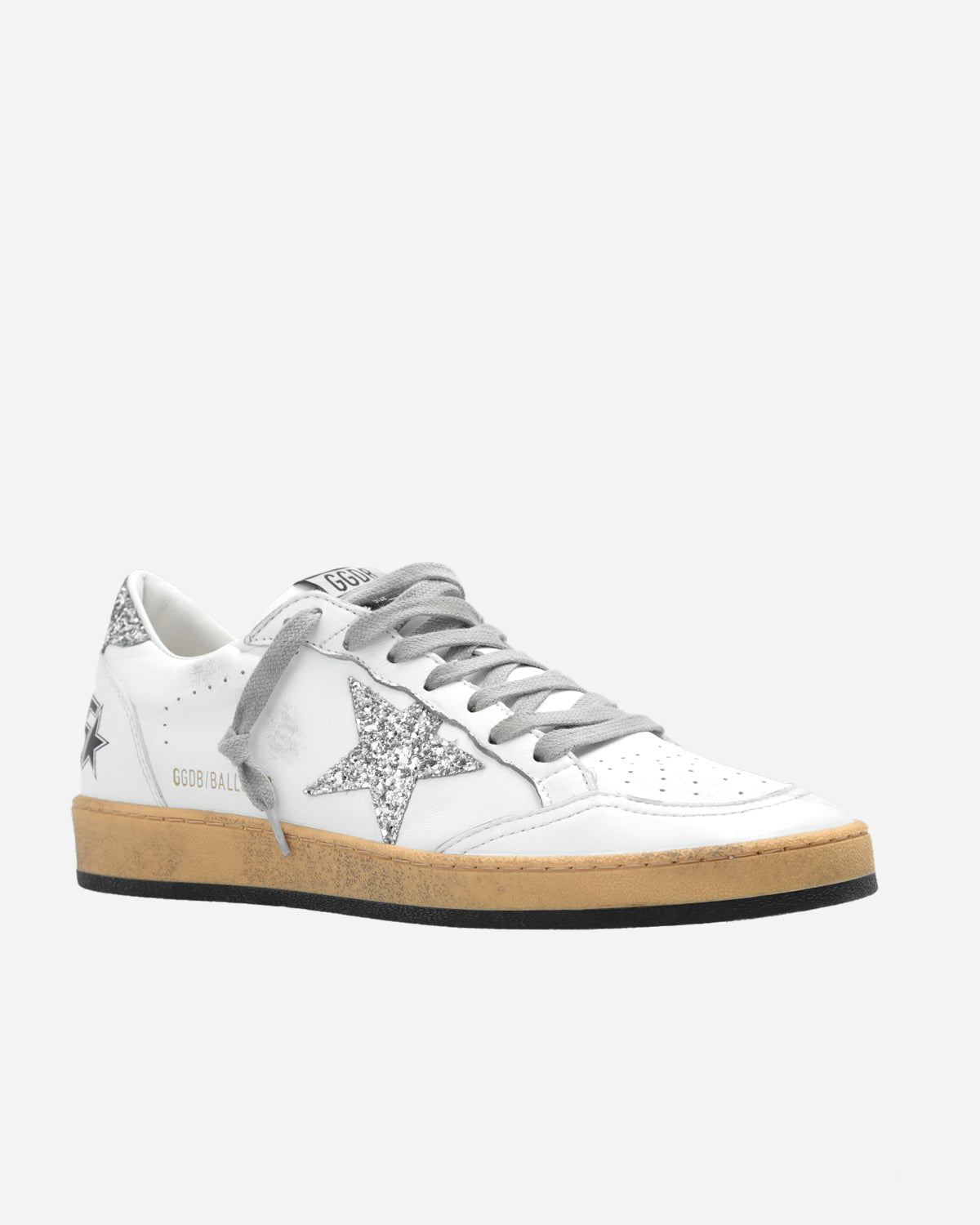 Ball Star White/Silver Glitter